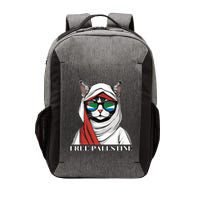 Free Palestine Flag Palestinian Cat Vector Backpack