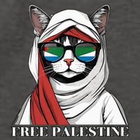 Free Palestine Flag Palestinian Cat Vector Backpack
