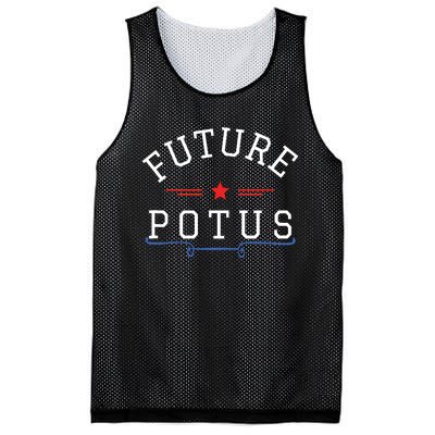 Future Potus Funny President Mesh Reversible Basketball Jersey Tank