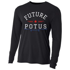 Future Potus Funny President Cooling Performance Long Sleeve Crew