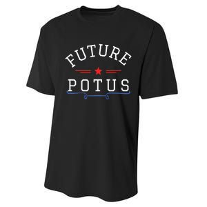 Future Potus Funny President Performance Sprint T-Shirt