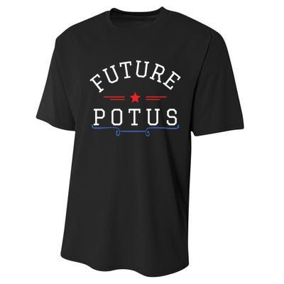 Future Potus Funny President Performance Sprint T-Shirt