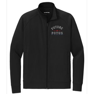 Future Potus Funny President Stretch Full-Zip Cadet Jacket