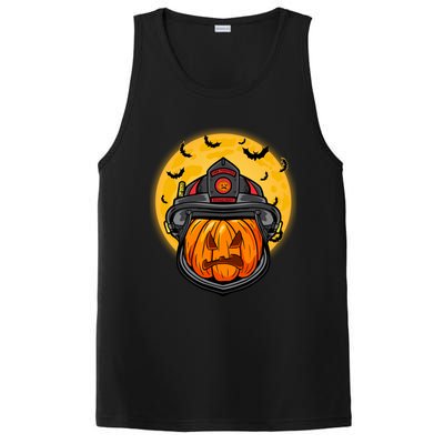 Firefighter Pumpkin Firefighter Halloween Fire Halloween Gift PosiCharge Competitor Tank