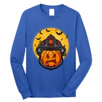 Firefighter Pumpkin Firefighter Halloween Fire Halloween Gift Long Sleeve Shirt