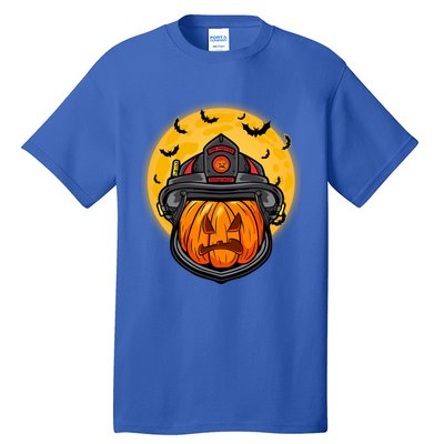 Firefighter Pumpkin Firefighter Halloween Fire Halloween Gift Tall T-Shirt