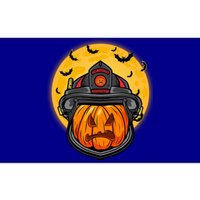 Firefighter Pumpkin Firefighter Halloween Fire Halloween Gift Bumper Sticker