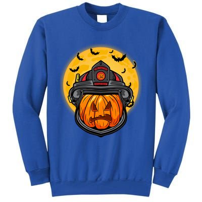 Firefighter Pumpkin Firefighter Halloween Fire Halloween Gift Tall Sweatshirt