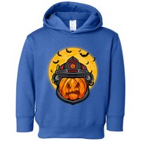 Firefighter Pumpkin Firefighter Halloween Fire Halloween Gift Toddler Hoodie