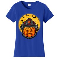 Firefighter Pumpkin Firefighter Halloween Fire Halloween Gift Women's T-Shirt