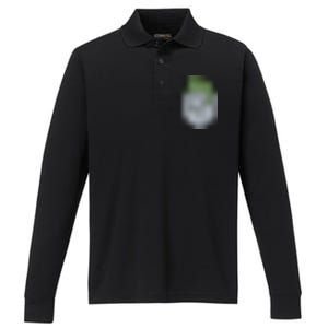 Frog Pocket For A Frog Fan Funny Performance Long Sleeve Polo