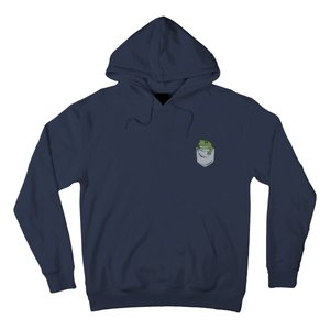 Frog Pocket For A Frog Fan Funny Hoodie