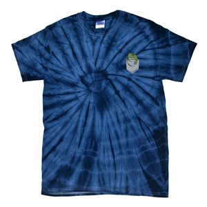 Frog Pocket For A Frog Fan Funny Tie-Dye T-Shirt