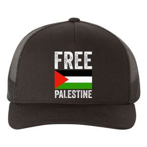 Free Palestine Yupoong Adult 5-Panel Trucker Hat