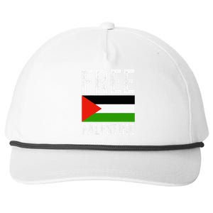 Free Palestine Snapback Five-Panel Rope Hat