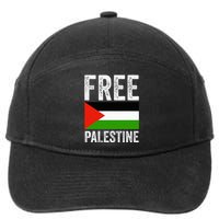 Free Palestine 7-Panel Snapback Hat