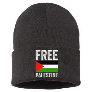 Free Palestine Sustainable Knit Beanie