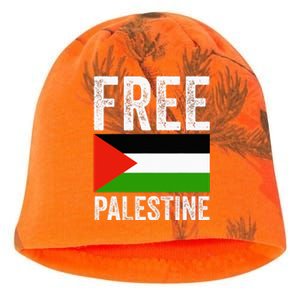 Free Palestine Kati - Camo Knit Beanie