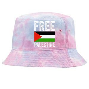 Free Palestine Tie-Dyed Bucket Hat