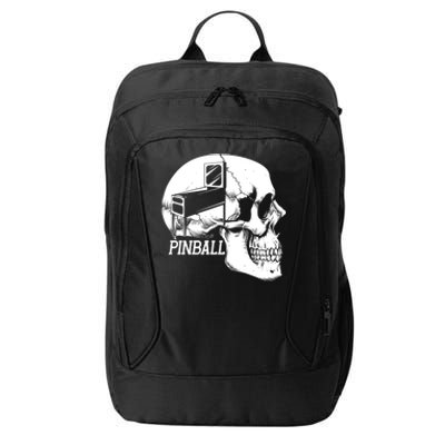 Funny Pinball Fan Skeleton Gaming Gamer Gift City Backpack