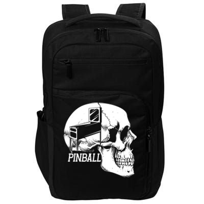 Funny Pinball Fan Skeleton Gaming Gamer Gift Impact Tech Backpack