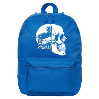 Funny Pinball Fan Skeleton Gaming Gamer Gift 16 in Basic Backpack