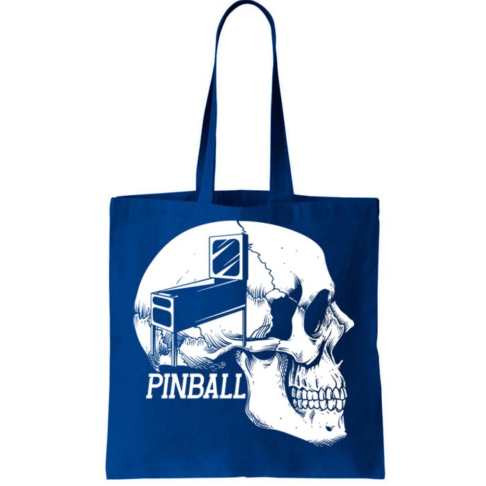 Funny Pinball Fan Skeleton Gaming Gamer Gift Tote Bag