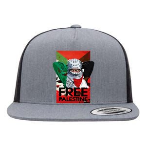 Free Palestine Flat Bill Trucker Hat