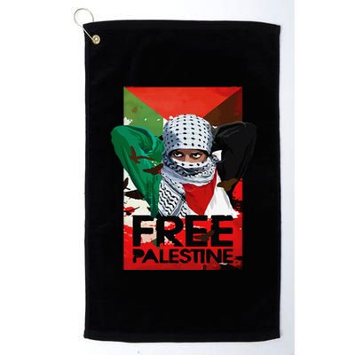 Free Palestine Platinum Collection Golf Towel