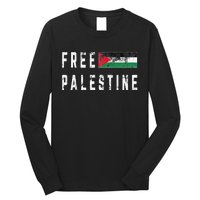 Free Palestine Flag Stand For Peace In The Middle East Long Sleeve Shirt