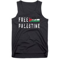 Free Palestine Flag Stand For Peace In The Middle East Tank Top