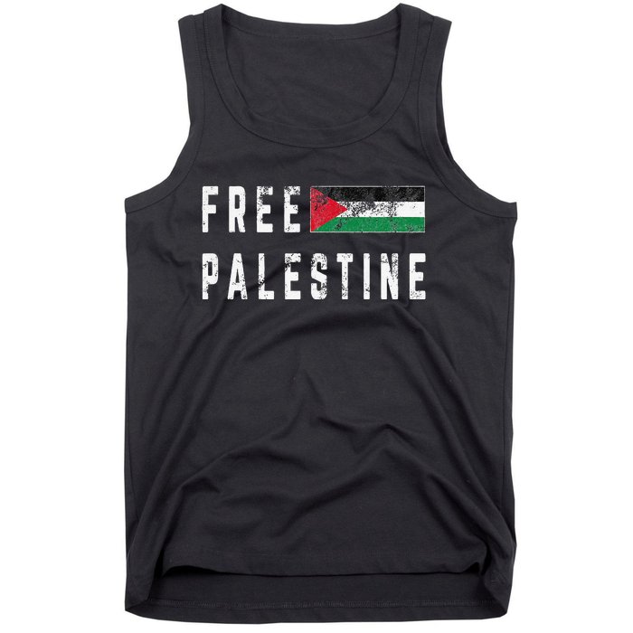 Free Palestine Flag Stand For Peace In The Middle East Tank Top