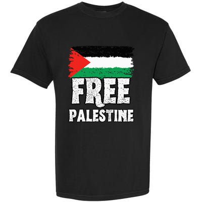 Free Palestine Flag Garment-Dyed Heavyweight T-Shirt