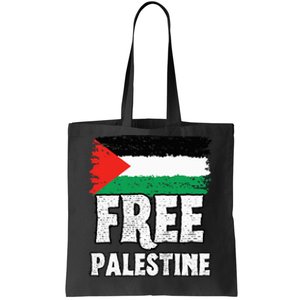 Free Palestine Flag Tote Bag