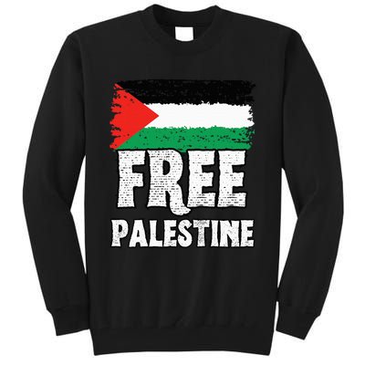 Free Palestine Flag Tall Sweatshirt