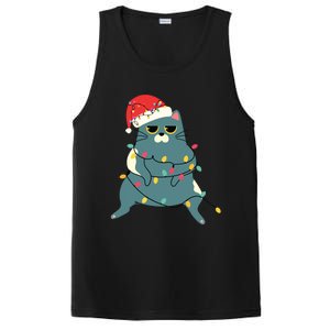 Funny Pussycat For Christmas Vacation Frieds Lover PosiCharge Competitor Tank