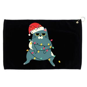 Funny Pussycat For Christmas Vacation Frieds Lover Grommeted Golf Towel