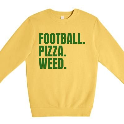 Football Pizza Premium Crewneck Sweatshirt