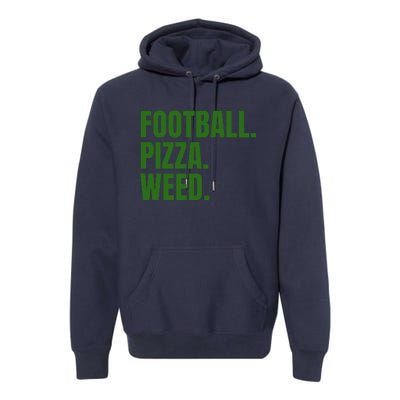 Football Pizza Premium Hoodie