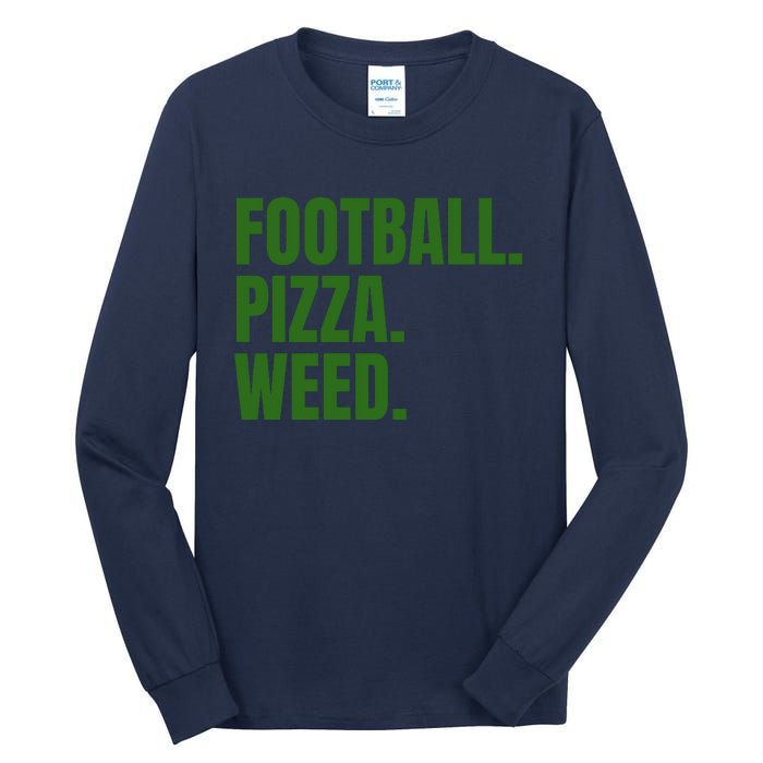 Football Pizza Tall Long Sleeve T-Shirt