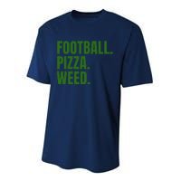 Football Pizza Performance Sprint T-Shirt