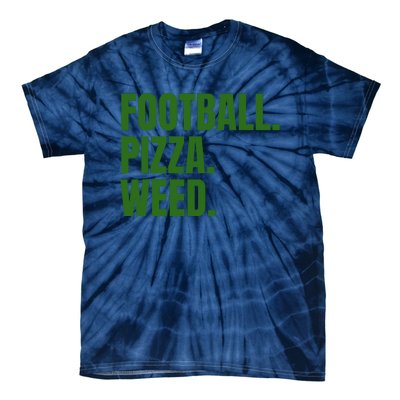 Football Pizza Tie-Dye T-Shirt