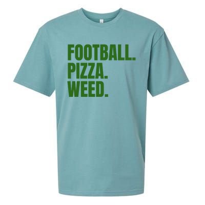 Football Pizza Sueded Cloud Jersey T-Shirt