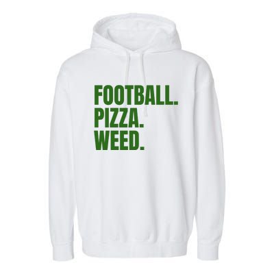 Football Pizza Garment-Dyed Fleece Hoodie