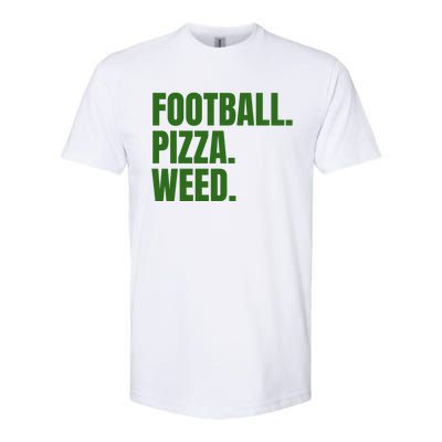 Football Pizza Softstyle CVC T-Shirt