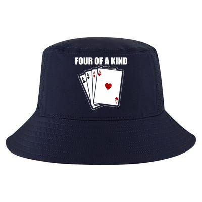 Funny Poker Four Of A Kind Aces Texas Holdem Lucky Poker Cool Comfort Performance Bucket Hat