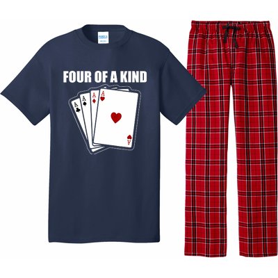 Funny Poker Four Of A Kind Aces Texas Holdem Lucky Poker Pajama Set