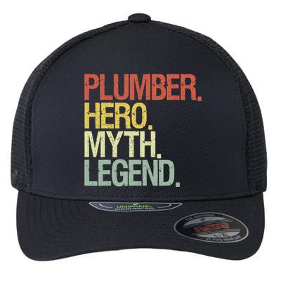 Funny Plumber Flexfit Unipanel Trucker Cap