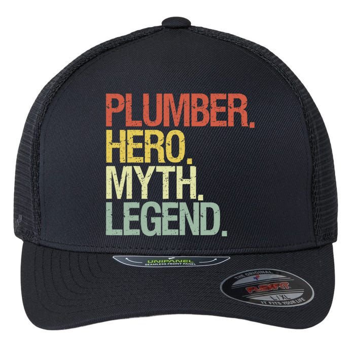 Funny Plumber Flexfit Unipanel Trucker Cap