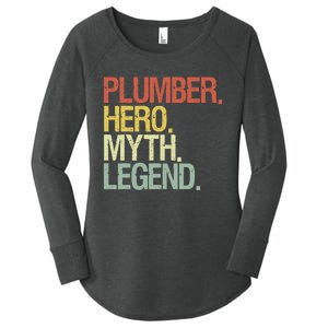 Funny Plumber Women's Perfect Tri Tunic Long Sleeve Shirt